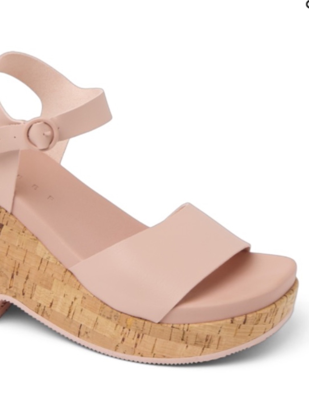 Reef Sayulita Pink Platform Sandals Comfortable Size 10